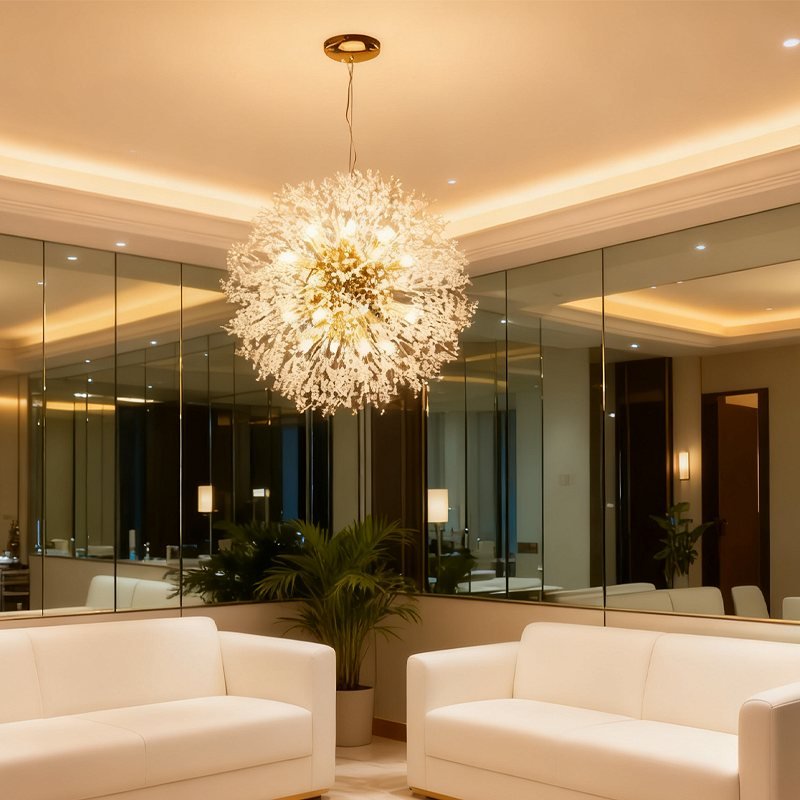 ثريا كرستالية ذهبي