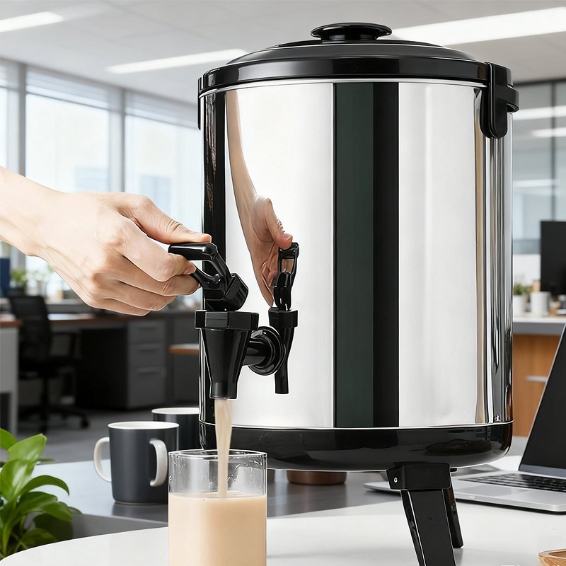 دلو شاى حليب