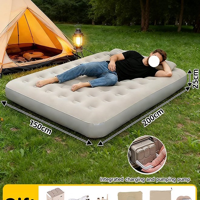 سرير هوائي مزدوج منخفض