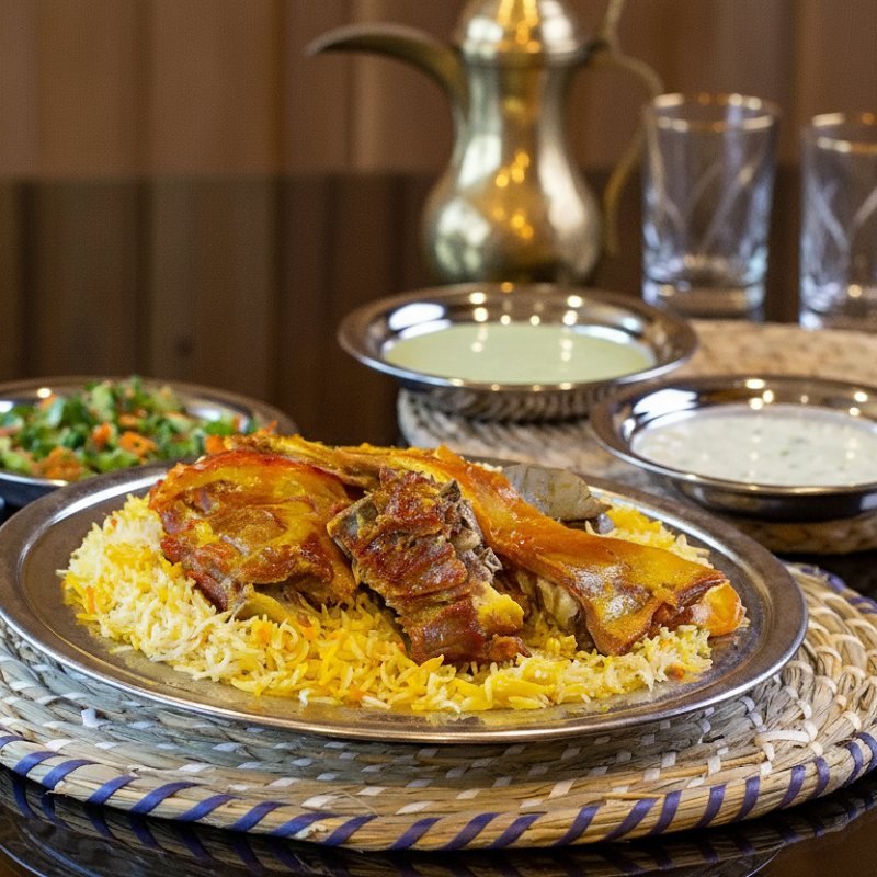 نفر لحم مندي ‏